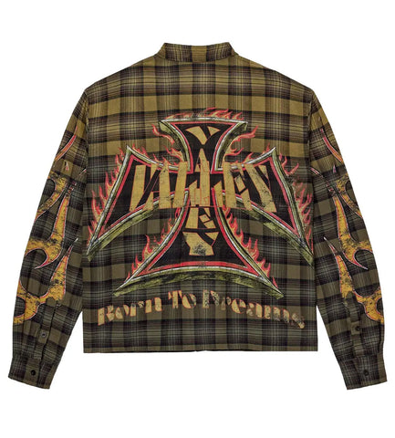 Vale Forever Reborn Flannel Green