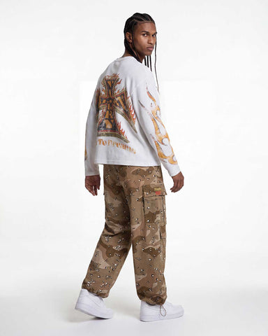 Vale Forever Rothsco Cargo Pants Brown Camo