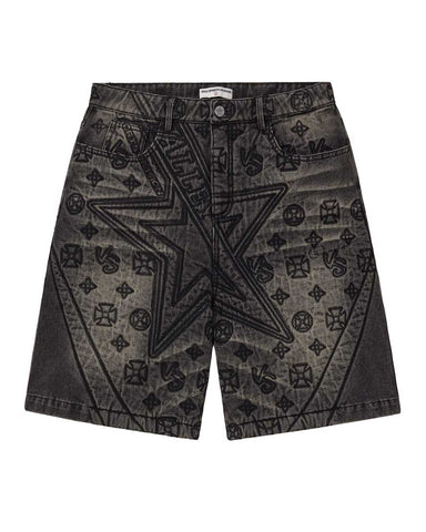 Vale Forever Spade Jorts Black
