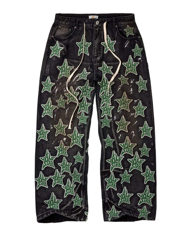 Vale Forever Starfall Denim Pants Black