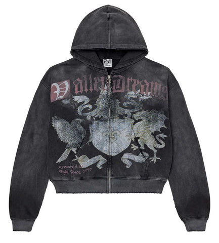 Vale Forever Vendetta Zip Up Hoodie Black