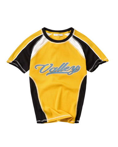 Vale Forever Women's Valley Sport Femme Tee Yellow