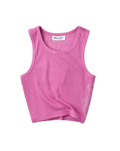 Vale Forever Women’s Valley Bling Tank Bubblegum Pink