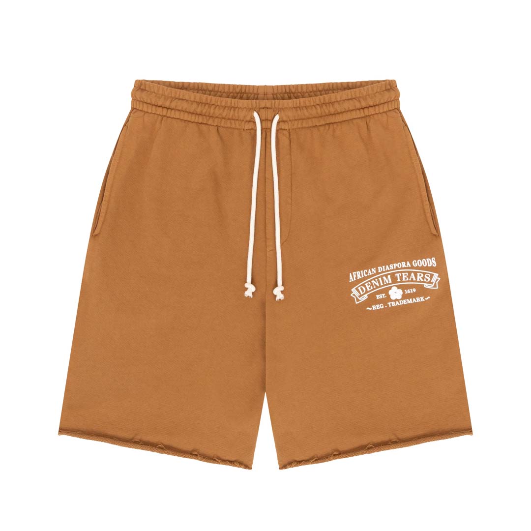 Denim Tears ADG Brown Sweat Shorts