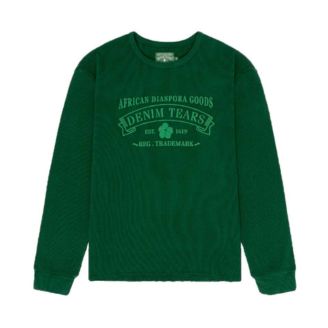 Denim Tears ADG Thermal Tee Green