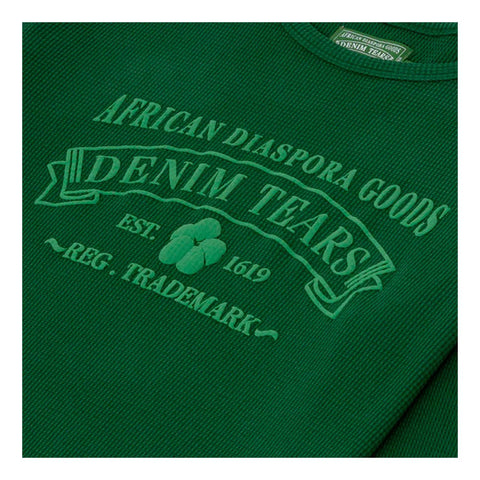 Denim Tears ADG Thermal Tee Green