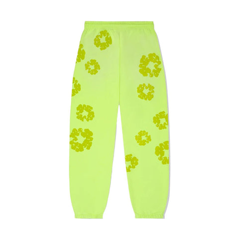 Denim Tears Monochrome Sweatpants Neon Green