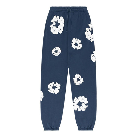 Denim Tears Sweatpants Navy Cotton Wreath