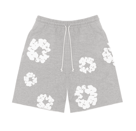 Denim Tears The Cotton Wreath Shorts 'Grey'