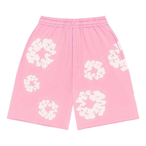 Denim Tears The Cotton Wreath Shorts Pink