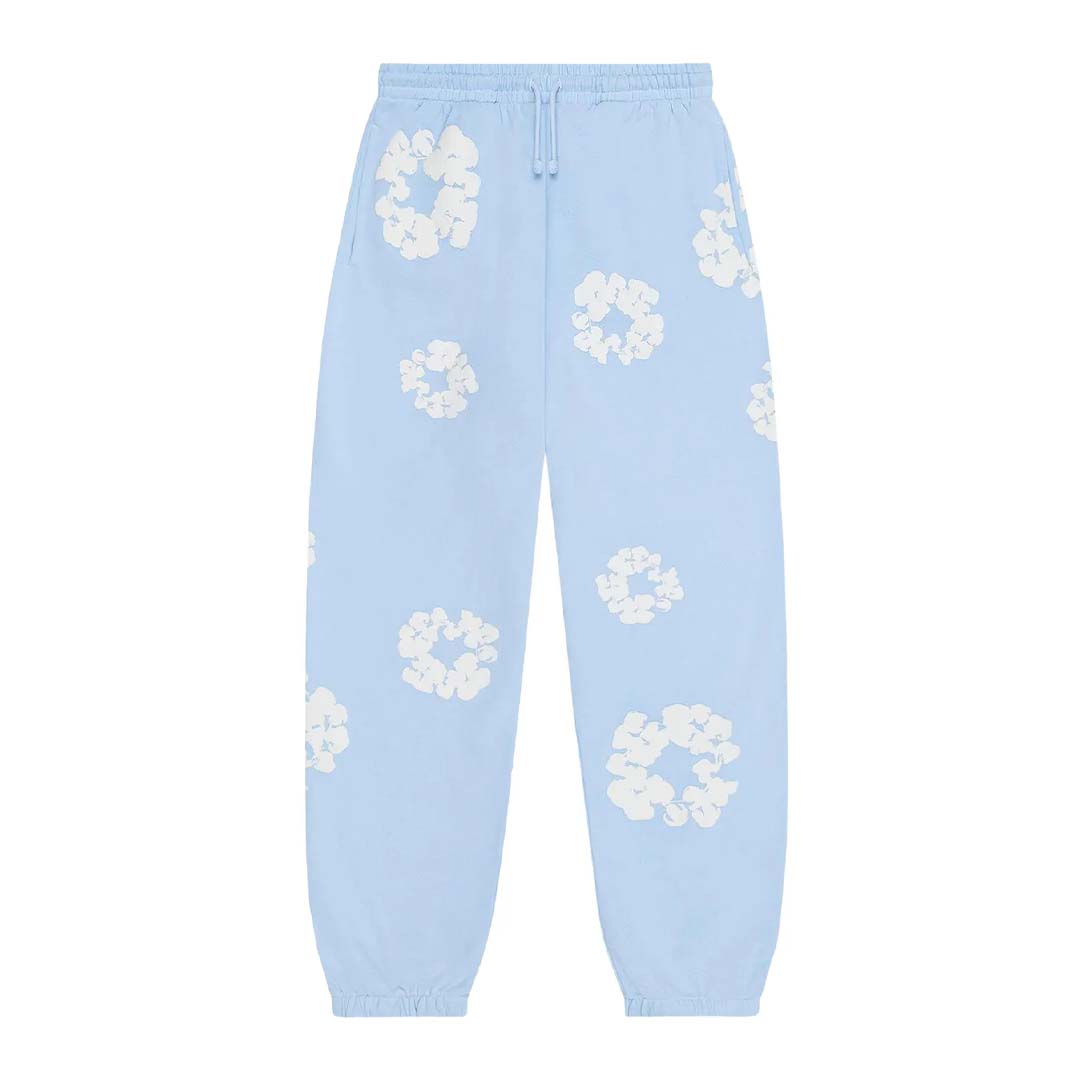 Denim Tears The Cotton Wreath Sweatpants 'Powder Blue'