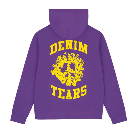 Denim Tears University Zip Up Hoodie Lakers