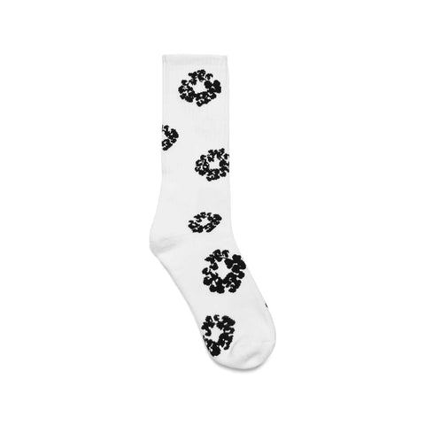 Denim Tears White Black Socks