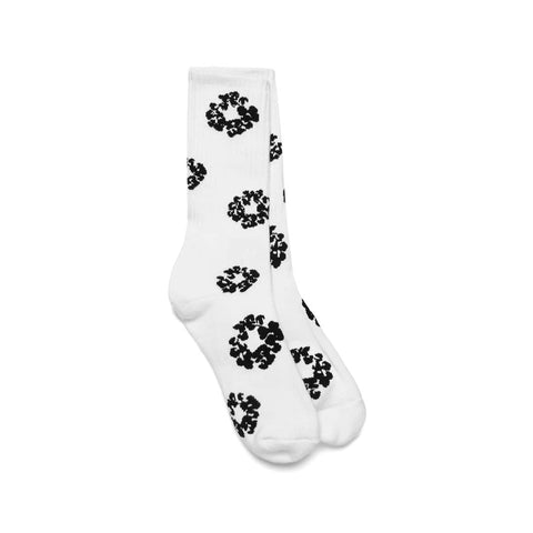 Denim Tears White Black Socks