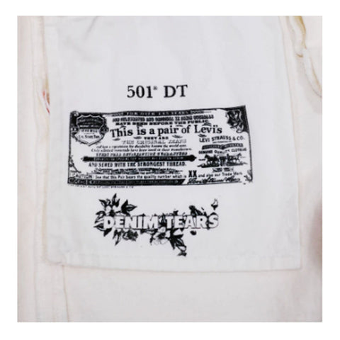 Denim Tears x Levi's Cotton Wreath Jeans White