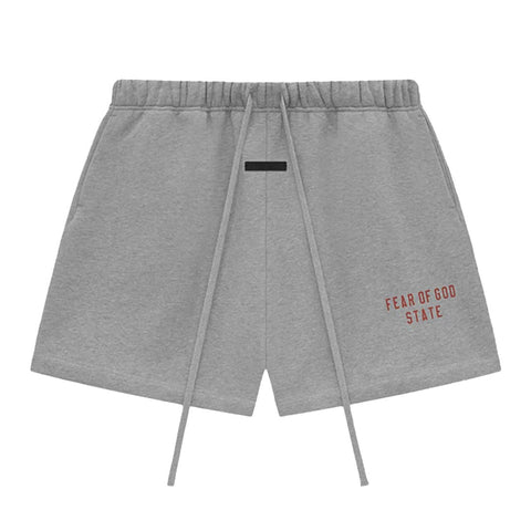 Fear of God Essentials Fleece State Shorts 'Dark Heather'