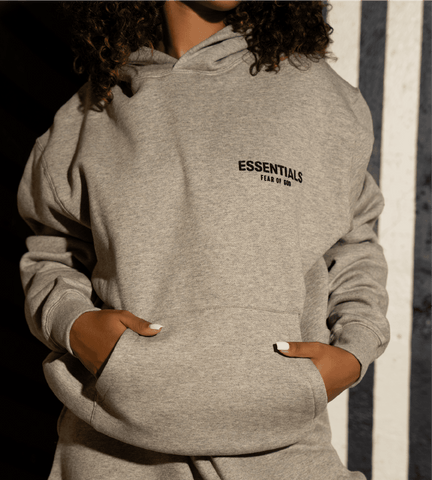 Fear of God Essentials Hoodie 'Dark Oatmeal' SS22