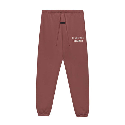 Fear of God Essentials KIDS Crimson Heavy Fleece Sweatpants