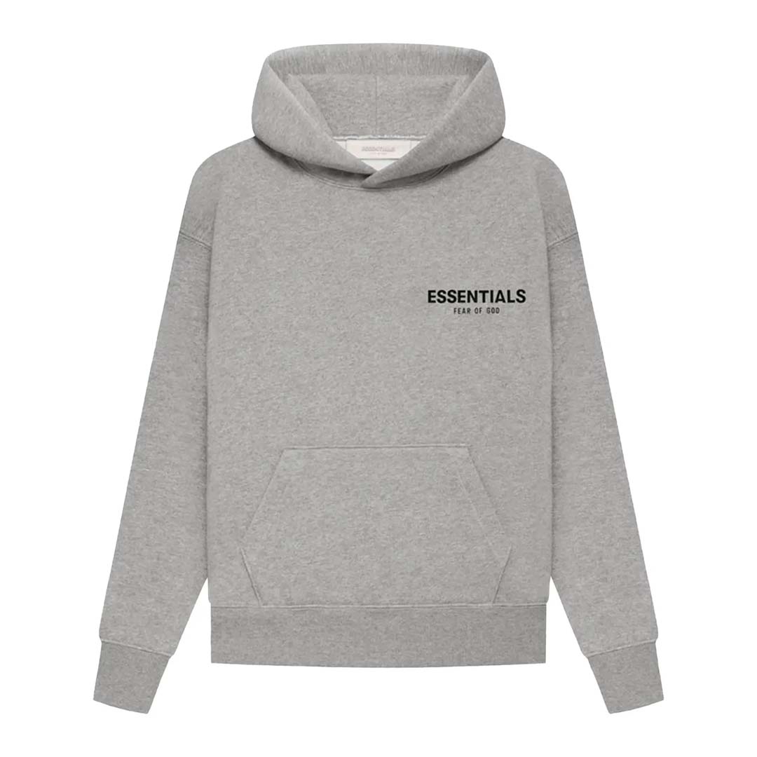 Fear of God Essentials KIDS Dark Oatmeal Hoodies
