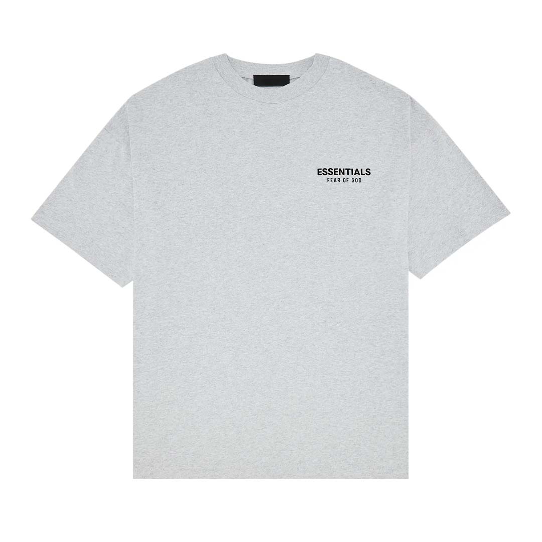 Fear of God Essentials Light Heather Grey Crewneck Tee