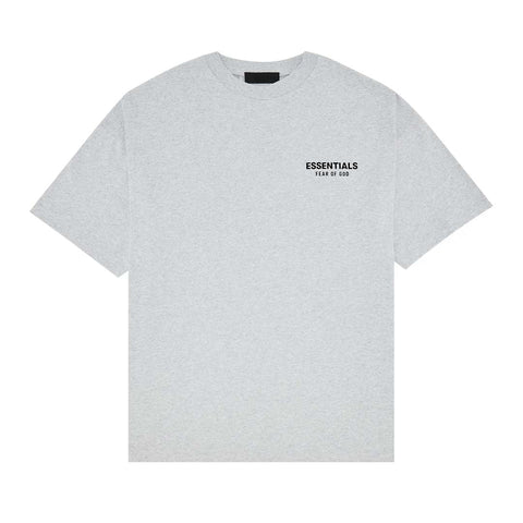 Fear of God Essentials Light Heather Grey Crewneck Tee