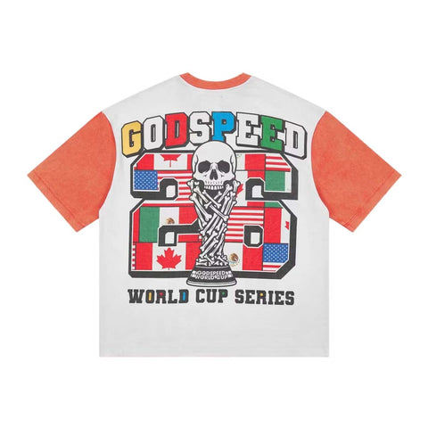Godspeed '26 GSWC Vintage Tee White Red