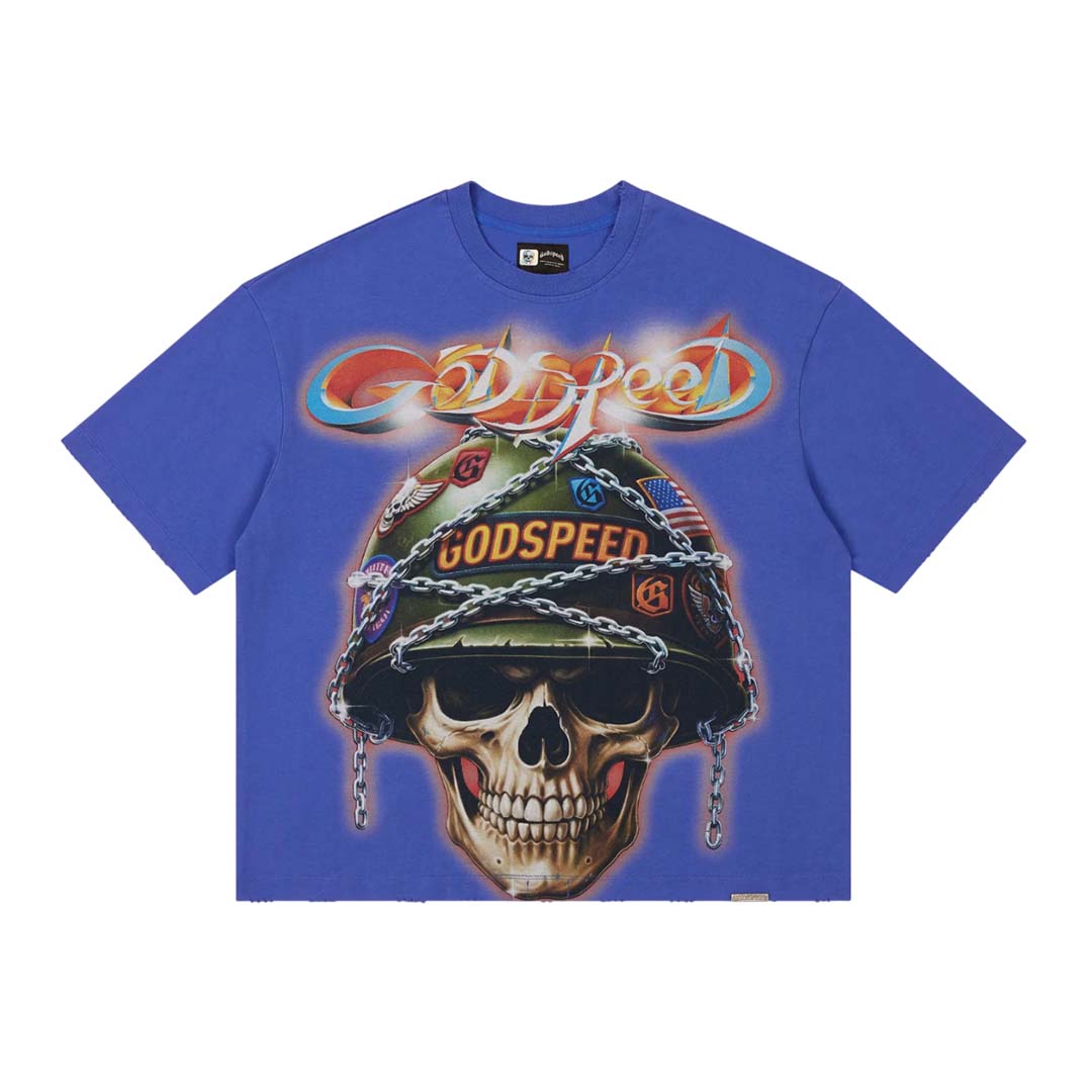 Godspeed Badges of Honor II Blue Tee