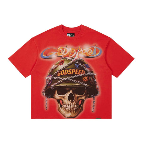 Godspeed Badges of Honor II Red Tee