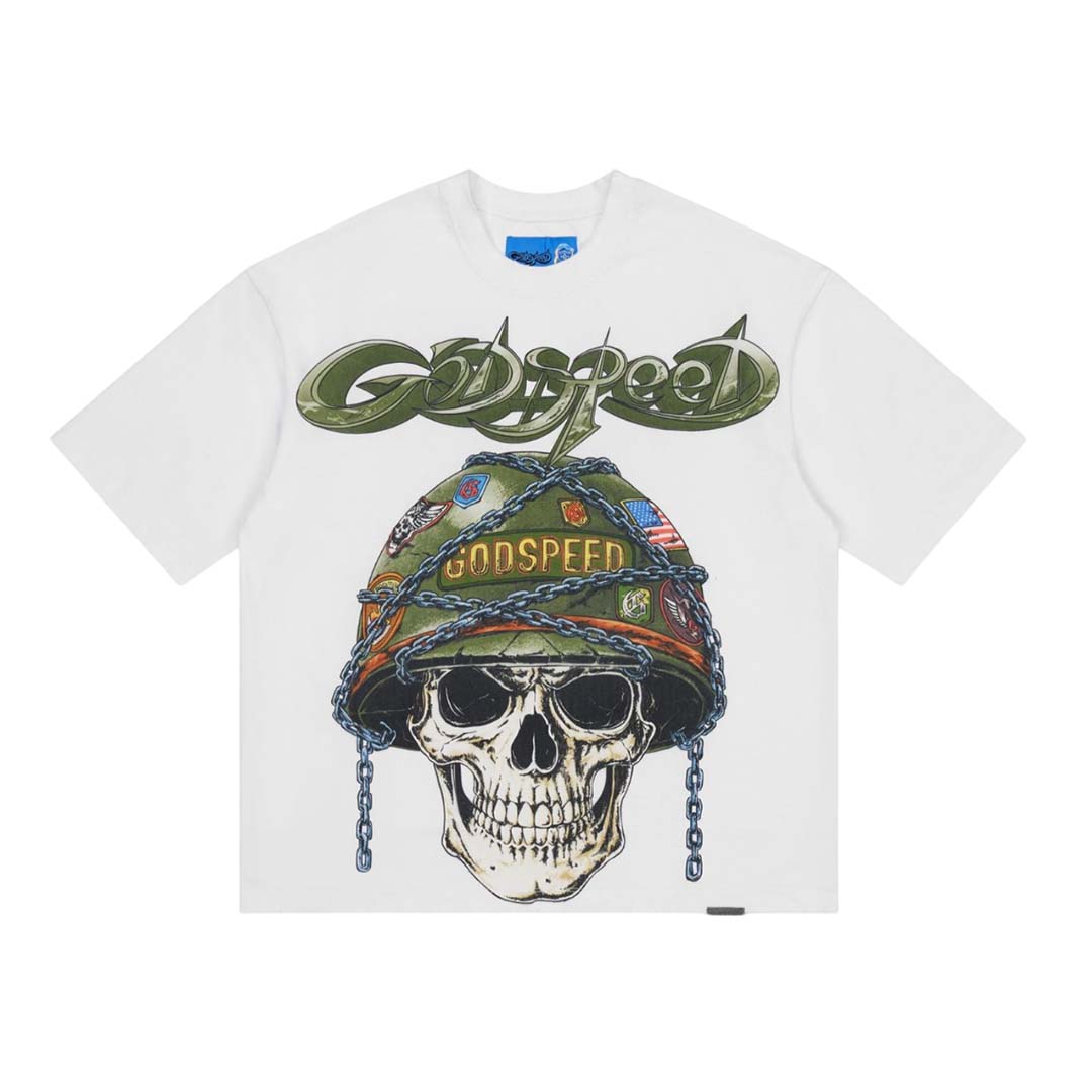Godspeed Badges of Honor II White Tee