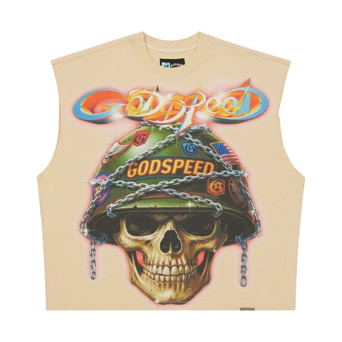 Godspeed Badges of Honor Sleeveless Tee Bone