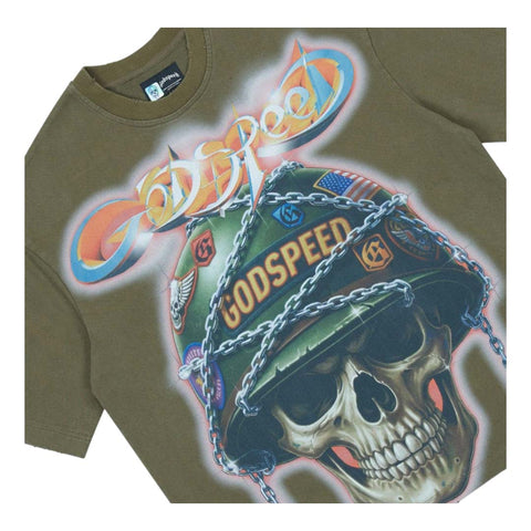 Godspeed Badges of Honor Tee Military Green