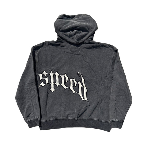 Godspeed Big Logo Grey Wash Hoodie