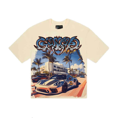 Godspeed Car Meet Miami GT Exclusive Bone Tee