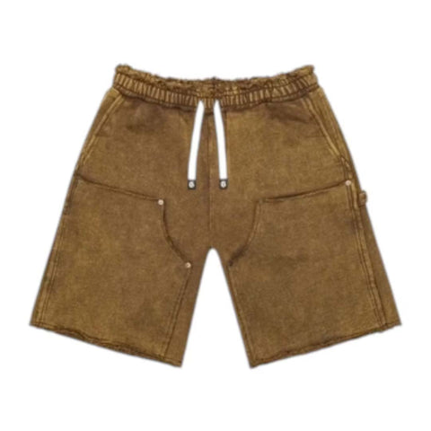 Godspeed Carpenter Distressed Shorts Muddy Brown