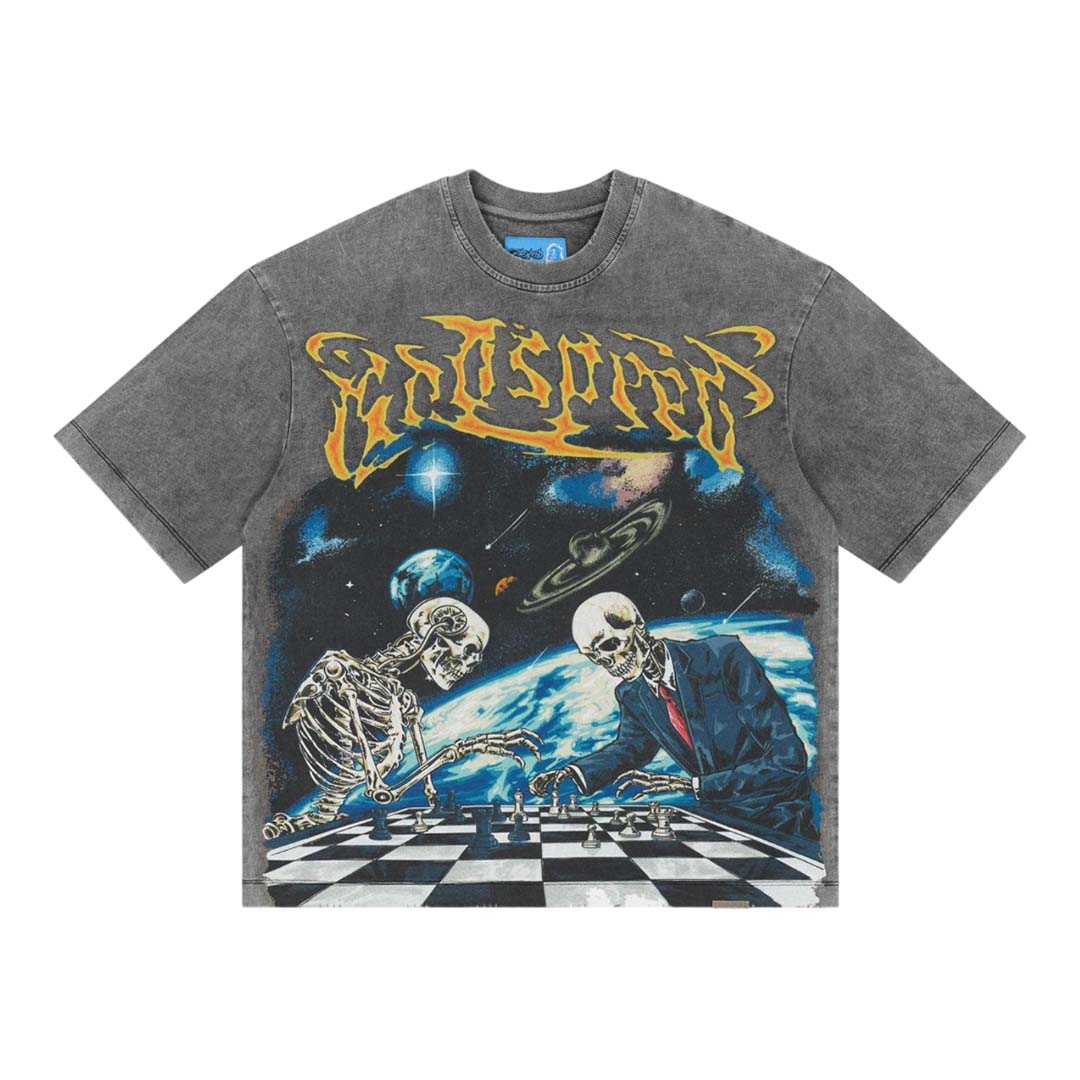 Godspeed Checkmate II Grey Wash Tee