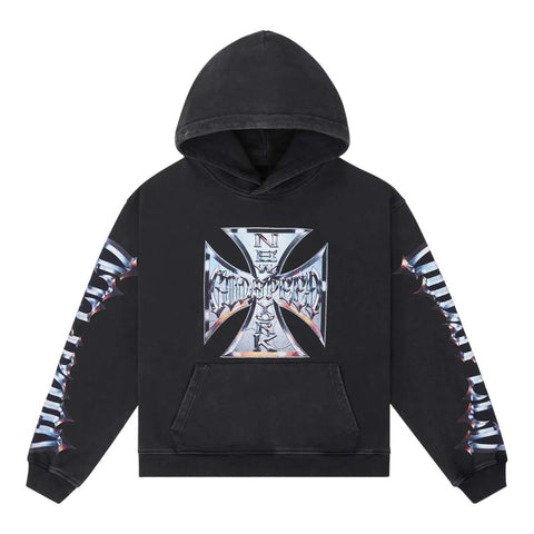 Godspeed Chrome Motto Hoodie Black Wash