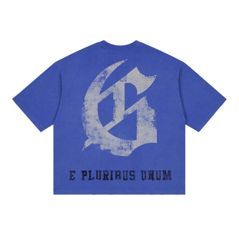 Godspeed Collegiate Tee Royal Blue Wash