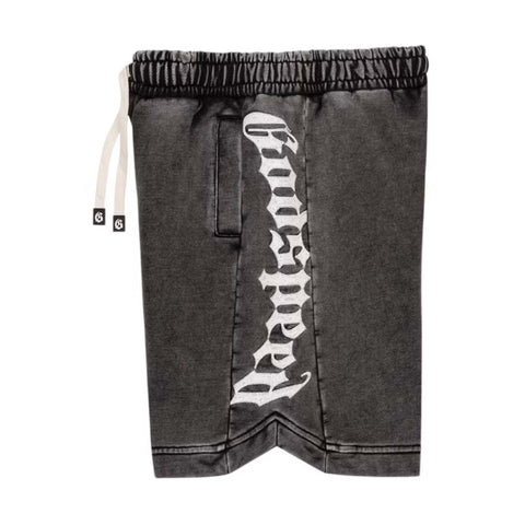 Godspeed Courtside Shorts Charcoal Grey Wash