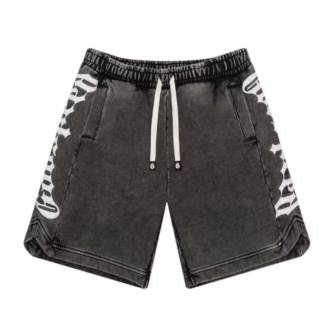 Godspeed Courtside Shorts Charcoal Grey Wash