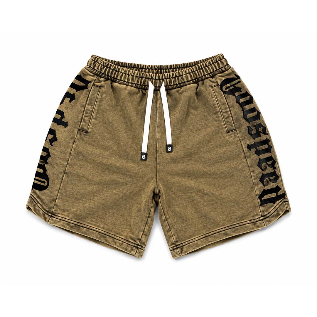 Godspeed Courtside Shorts Coffee Wash Black