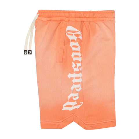 Godspeed Courtside Shorts Faded Orange Cream