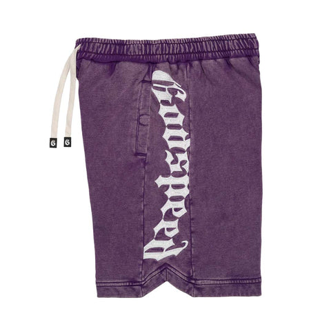Godspeed Courtside Shorts Grape Wash Purple