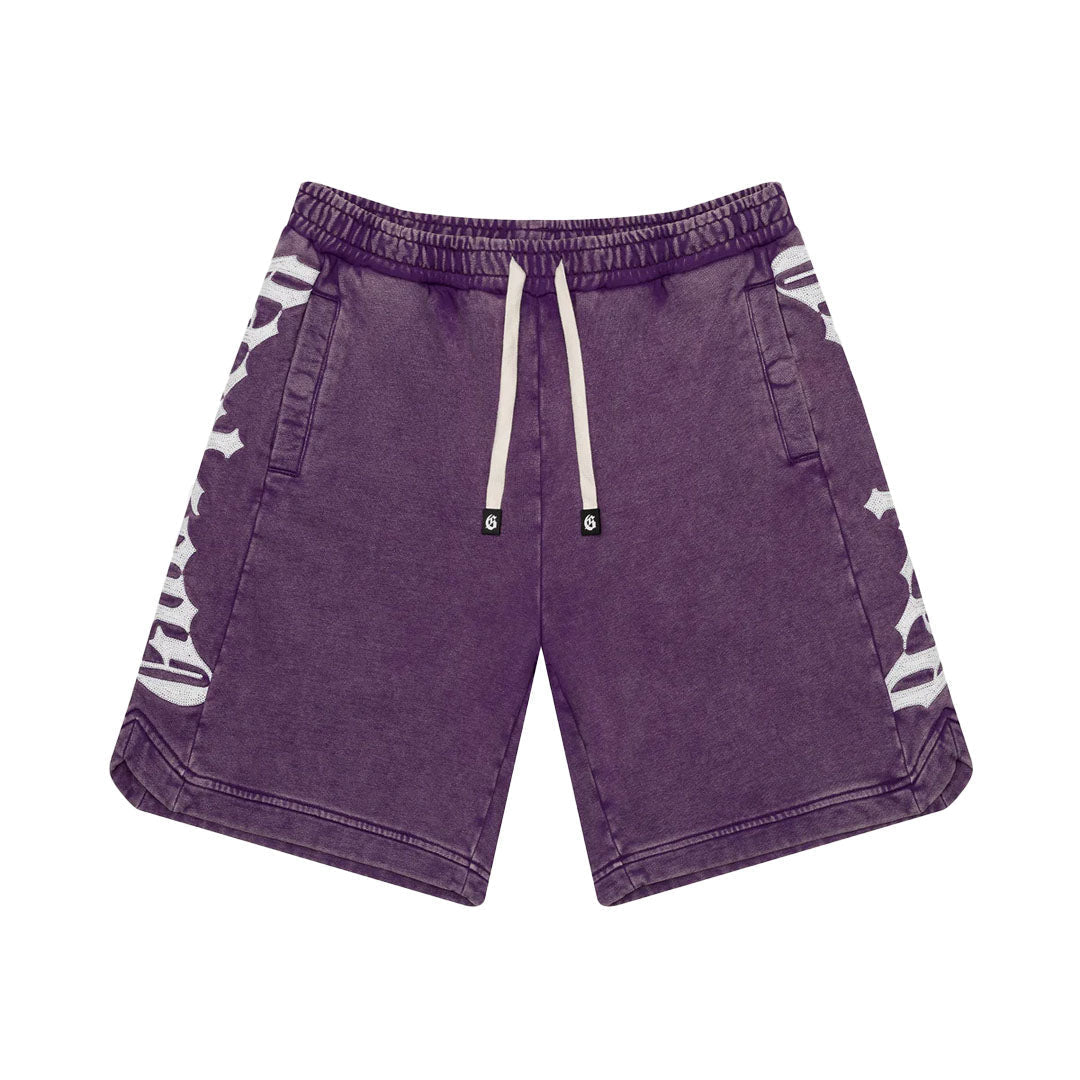 Godspeed Courtside Shorts Grape Wash Purple