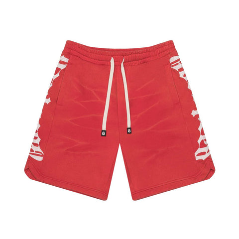 Godspeed Courtside Shorts Red Wash