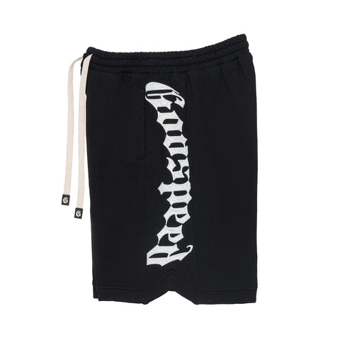 Godspeed Courtside Sweat Shorts Black White