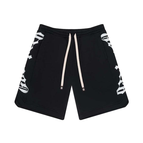 Godspeed Courtside Sweat Shorts Black White