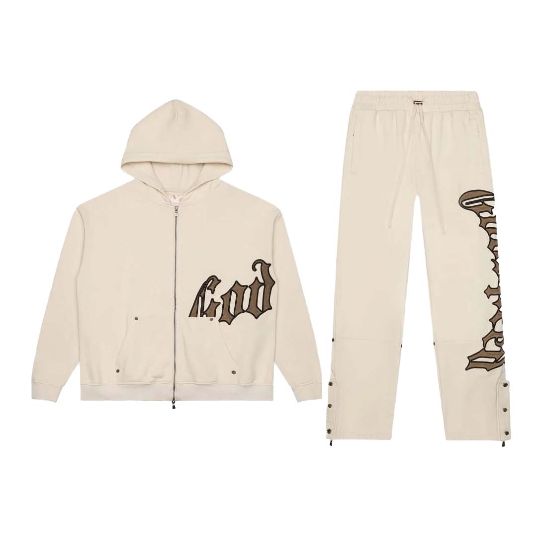 Godspeed Cream Brolive Sweatsuit Hoodie & Sweatpants Set