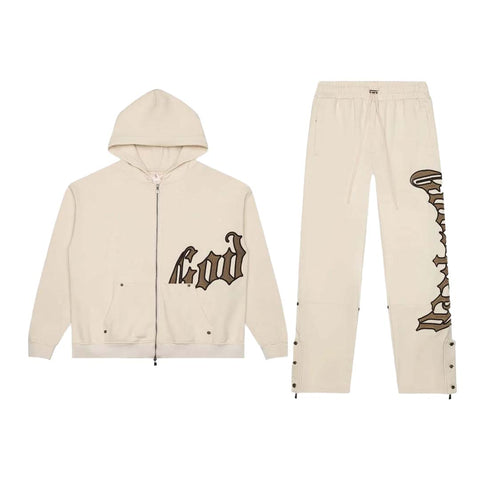 Godspeed Cream Brolive Sweatsuit Hoodie & Sweatpants Set