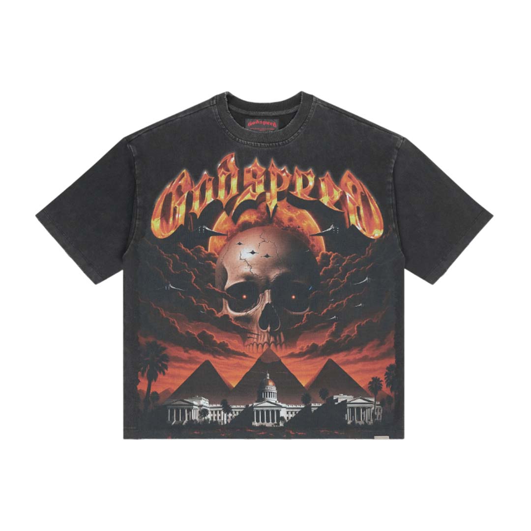 Godspeed Echoes of Empires Tee Black