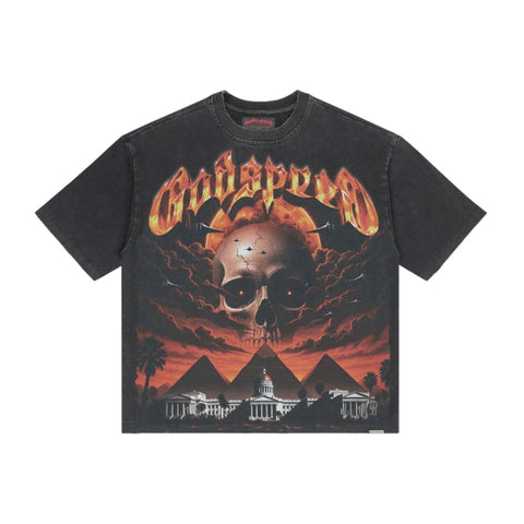 Godspeed Echoes of Empires Tee Black